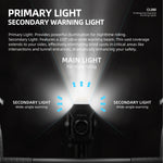 LinkMejor CL350 350LM Hanging Bicycle Headlight Cycling Flashlight IPX4 Waterproof Type-C Charging Bike Front Light for Outdoor MTB Riding