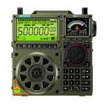 HanRongDa HRD-C919 Multi-band Radio AIR FM MW SW Shortwave VHF UHF WB Portable bluetooth Speaker Aviation Band Radio Receiver 5000mAh Battery Supports TF Card AUX