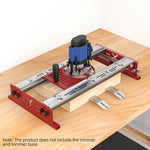 LinkMejor Rout-N-Plane Bench Top Board Mill Capacity Router Sled For Flattening & Surfacing Cutting Boards Glued-Up Panels