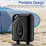 Portable Paddle Board Pump 20PSI High Pressure Multifunction Electric Air Compressor Pump for Inflatable Boat Pool Surfboard