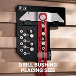 LinkMejor Ruler Stand For Hooked On Wood MT-2465 PRO Scriber Sturdy Acrylic/Bakelite Wall-mounted For Easy Storage