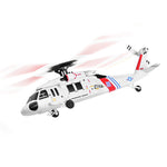 XK K270 UH-60L 2.4G 4CH Optical Flow Positioning Brushless Motor Flybarless RC Helicopter RTF