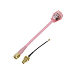 LinkMejor 5.8GHz Gold-Plated Circularly Polarized Omnidirectional FPV Antenna 2.0 to 3.0dBi SMA Female for 5 Inch FPV Drone VTX Transmitter
