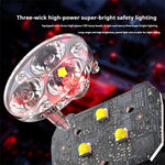 LinkMejor Solar Rechargeable LED Bicycle Headlight Anti-glare Type-C Charging Waterproof Bike Front Light for MTB Night Riding Safety