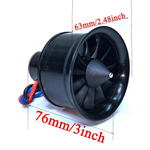 [HK Direct] Apisqueen 50mm EDF 4S 4300kV 950g Thrust Belt 11 Sheets/ 64mm EDF 4S 3500kV Belt 11 Sheets/ 70 mm EDF 6S 2300 kV 2240 g Push Belt 12 Blades Electric Sheath Current Fan for Aircraft Model Aircraft Engine