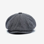 Collrown Classic Vintage Octagonal Cap Men Hat Newsboy Cap Women Casual Beret Hat Flat Peaked Caps for Autumn Winter
