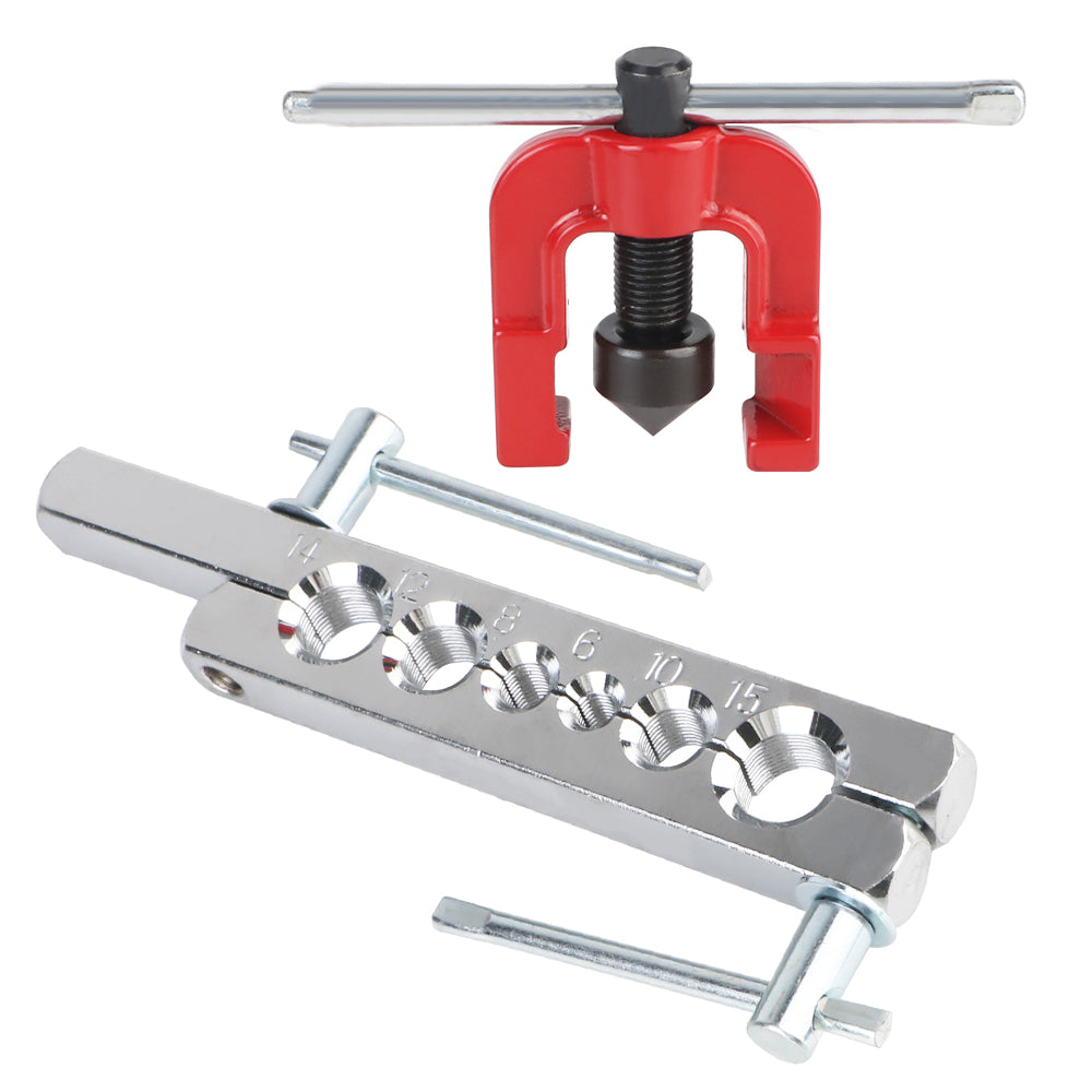 CT-2020 CT-2010 Copper Pipe Flaring Tool Metal Tube Expander Reamer Multi Size Metric Inch Air Conditioner Installation Auto Repair