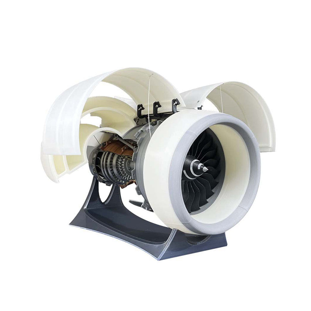 NikolaToy Trent 900 Turbofan Engine Model 65CM Large Size  Physics Experiment Science Discovery Production Invention Desktop Decorations Collection Toys
