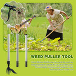 Manual Vertical Weeding Digging Grass Shovel Standing Weeding Puller Metal Weed Puller Head Garden Lawn Root Remover Weeder