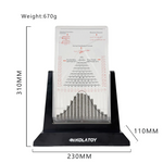 LinkMejor Galton Board Normal Distribution Model Scientific Exploration Desktop Ornaments Science Discovery Toys