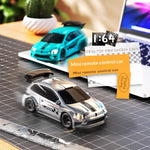 LinkMejor 8673 RTR 1/64 2.4G Mini Drift RC Car Race LED Light Remote Control High-Speed Motor On-Road Racing Vehicles Models Boys Gifts Desktop Toys