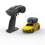 LinkMejor M646 RTR 1/64 2.4G 4WD Mini FPV Drift RC Car Wifi 720P Camera Photos Videos VR App Control Built In Gyro LED Light Desktop Micro 3 Speed On-Road Racing Remote Vehicles Models Toys