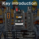 LinkMejor ZL60 Zello LTE GSM 4G Network PoC GPS PTT Intercom Two Way Radio 1000km Long Range Android WiFi Walkie-Talkie