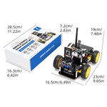 LinkMejor ESP32 CAM Automation Smart Robot Car Kit Ultrasonic Obstacle Avoidance Face Recognition for Arduino IDE Keil5 Programming