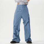 INCERUN Men Deconstructed Design Pants Fashion Comfortable Fabrics Wide Leg Trouser Plus Size