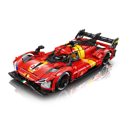 Eikee Y18080/Y18081 1:8 LE MANS 499P/SC63 Sports Car Model Building Blocks Kit DIY Toy Collection Gift