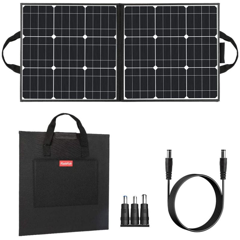 [US Direct] FlashFish 50W 18V Portable Solar Panel Foldable Solar Charger for Camping Power Generator SP50W