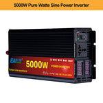 Easun Power 5000W Pure Sine Wave Solar Power Inverter DC 12V 24V AC 220V Portable Power Bank Converter Car Micro Inverter