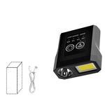 Bikight LED+COB Smart Sensor Portable Mini Headlamp USB Charging Induction Fishing Running Hat Clip Headlight Outdoor Waterproof Camping Work Lamp