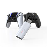 LinkMejor LinkMejor-P5119 PRO Wireless Controller Adapter bluetooth Multi-Platform PS5 Switch PC Android Button Remapping Gyro Dual Vibration Voice Chat Gaming Accessory