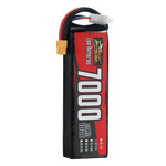 LinkMejor 11.1V 7000mAh 100C 3S 77.7Wh LiPo Battery XT60 Plug for RC Drone