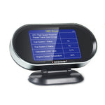 LinkMejor KW206 HUD OBD2 Car Diagnostic Scanner On-Board Computer Gauge DTC Engine Code Reader Voltage Test LCD Screen Built-in Speaker