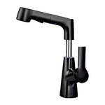 2 Water Mode Kitchen Faucet Pull Out Faucet Liftable Pull Out Sprayer for Bathroom Kitchen Sink Anti-splash Hot & Cold Dual Control