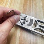 LinkMejor Hooked On Wood Line Master HD38 TrueMark Ruler HD38V Adjustable TrueMark Ruler Hadfield Steel Woodworking Scriber