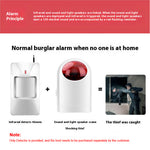 433MHz 1527 Wireless Infrared Detector Long-Range Motion Sensor 110° Wide Angle 8M Range Easy Installation Home Security