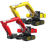 Mould King 15061 15062 Mechanical Digger Engineering Model Building Block Brick Assembly Kit for Children Birthday Gift Toys
