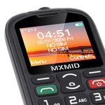 LinkMejor A8 PRO Mini 2G GSM 2.0-inch Dual SIM Card 1800mAh Built-in Flashlight Large Button One-click SOS Type-C Smart Mobile Phone