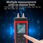 LinkMejor UT366A Digital Manometer Pressure Gauge Wind Speed Air Pressure Difference Measurement Compact Energy Saving Multi Unit Display Automatic Shutdown