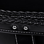 PU Leather Motorcycle Saddlebags Side Luggage Pannier Tool Storage Bag