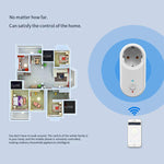 GC701 16A Smart WiFi Socket AC90-250V EU Plug Power Outlet APP Control Support Alexa Google Voice Control