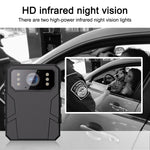Small Camera Police Recorder with HD IPS Screen Wearable Portable Body Camera High Definition for Law Enforcement Security