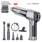 LinkMejor Brushless 100W Cordless Handheld Vacuum Cleaner Suction & Air Blow Dual-Purpose Small Mini Car Auto Home Wireless