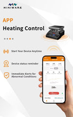 MHP50-C5 Mini Solder Pot Kit 150W Max 50-350℃ Constant Temperature APP Control CP50 Mini Solder Pot