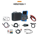 LinkMejor HDS2102A Automotive Diagnostic Oscilloscope 100MHz Bandwidth 500MSa/s Sampling Rate 2 Channels Multimeter CAN LIN Waveform Library Portable Rechargeable Battery