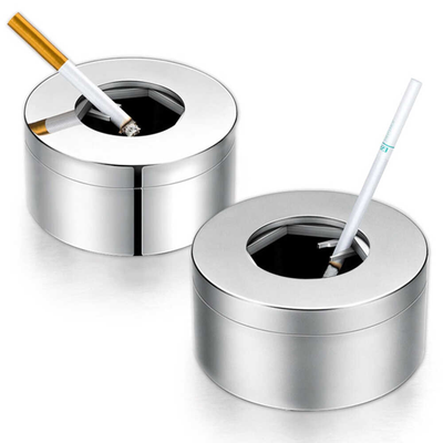 LinkMejor Handmade Alloy Openable Mechanical Ashtray Desktop Ornaments Science Discovery Toys