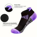 6 Pairs Men's  Ankle Socks, Anti Odor & Sweat Absorption Breathable Cotton Low Cut Socks Mens Sport Socks for Outdoor Running Cycling Hiking Wearing All Seasons Wearing