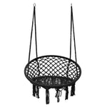Garden Hammock Swing Chair Macrame Hanging Chair Cotton Bedroom Indoor Outdoor Room Patio
