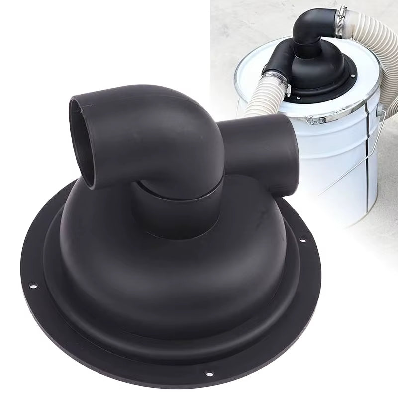 Cyclone Separator Cover High Efficiency Dust Collector 98 Percent Sealing Rate Woodworking Vacuum Cleaner Plastic Material Dry Debris Removal Compact Lightweight Design