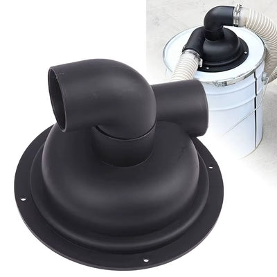 Cyclone Separator Cover High Efficiency Dust Collector 98 Percent Sealing Rate Woodworking Vacuum Cleaner Plastic Material Dry Debris Removal Compact Lightweight Design
