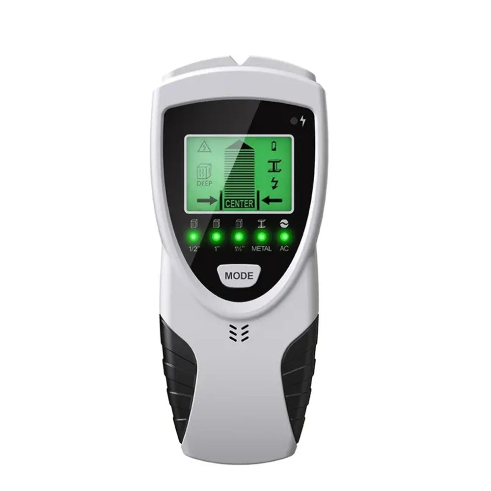 5-in-1 Versatile Detector for Log Wire Metal AC Wire and Current with LED Display CE Certified Dry Cell Powered Home Improvement Essential