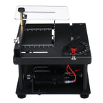EU Plug 200W Mini Table Saw 3000RPM 0-90° Angle Adjustable Height adjustable for Wood Plastic Acrylic Cutting