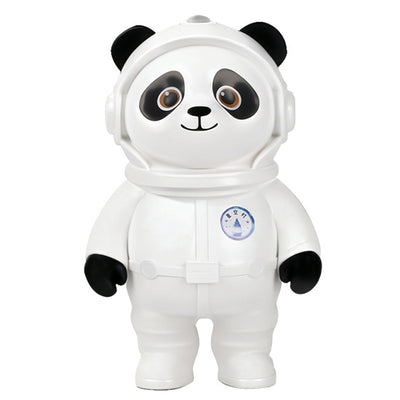 Elfeland Cute Spaceman Panda LED Galaxy Projector Lamp With Built-in bluetooth Speaker Star Projection Night Light Bedroom Decoration Gift for Kids Adults