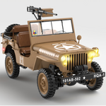 TRASPED HG4-58 RTR 1/14 2.4G 4WD RC Car Willys Military Truck for Jeep Off-Road Climbing LED Light Sound Winch Two Speed Metal Frame Rock Crawler Full Proportional Vehicles Models Toys