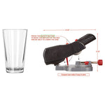 Mini Miter Cut-Off Chop Saw 4000 RPM Corded Electric High Speed Steel Blades for Wood Plastic Metal Cutting Adjustable Miter Gauge Portable 2 Blades Included