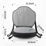 LinkMejor Detachable Kayak Seat with Back Support Inflatable Paddle Board Adjustable Seat Boat Accessories for Kayaking Fishing Canoe