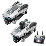 LinkMejor S819 PRO GPS 6KM 5G Repeater Digital FPV with Real 2.7K HD Camera 3-Axis EIS Mechanical Gimbal 360° Obstacle Avoidance 5inch Touchable LCD Screen Controller Brushless Foldable RC Drone Quadcopter RTF